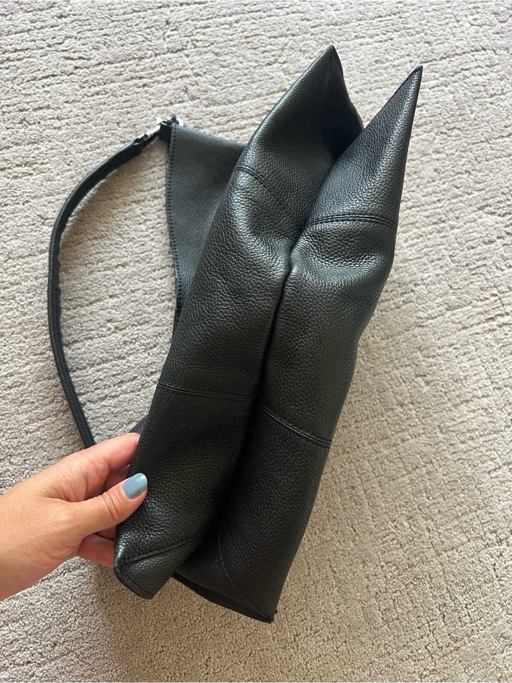 Botkier Black Leather Hobo Bag - Picture 10 of 13